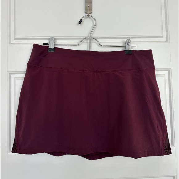 Lululemon Dark Adobe Play Off The Pleats Skirt - Picture 6 of 9